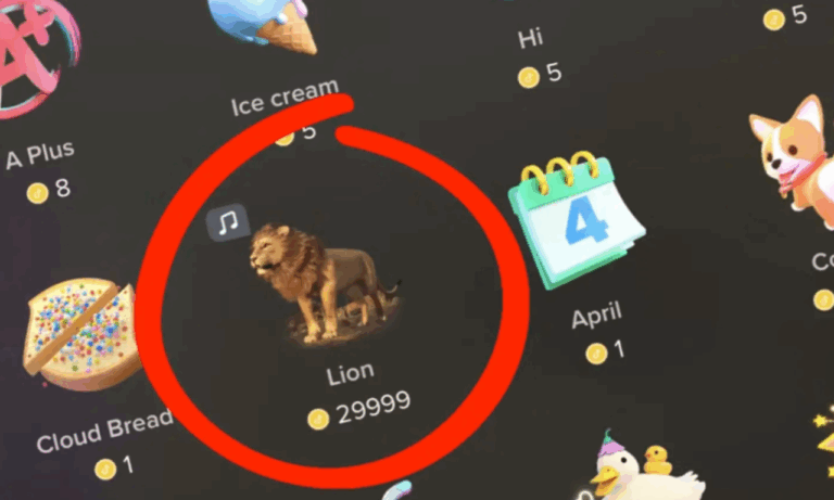 how much is a lion worth on tiktok